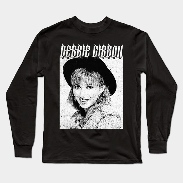 Debbie Gibson †† retro 80s Aesthetic Design Long Sleeve T-Shirt by unknown_pleasures